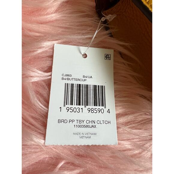 NWT Coach Tabby with Matching Wallet in Buttercup Yellow Whipstitch - Picture 13 of 13